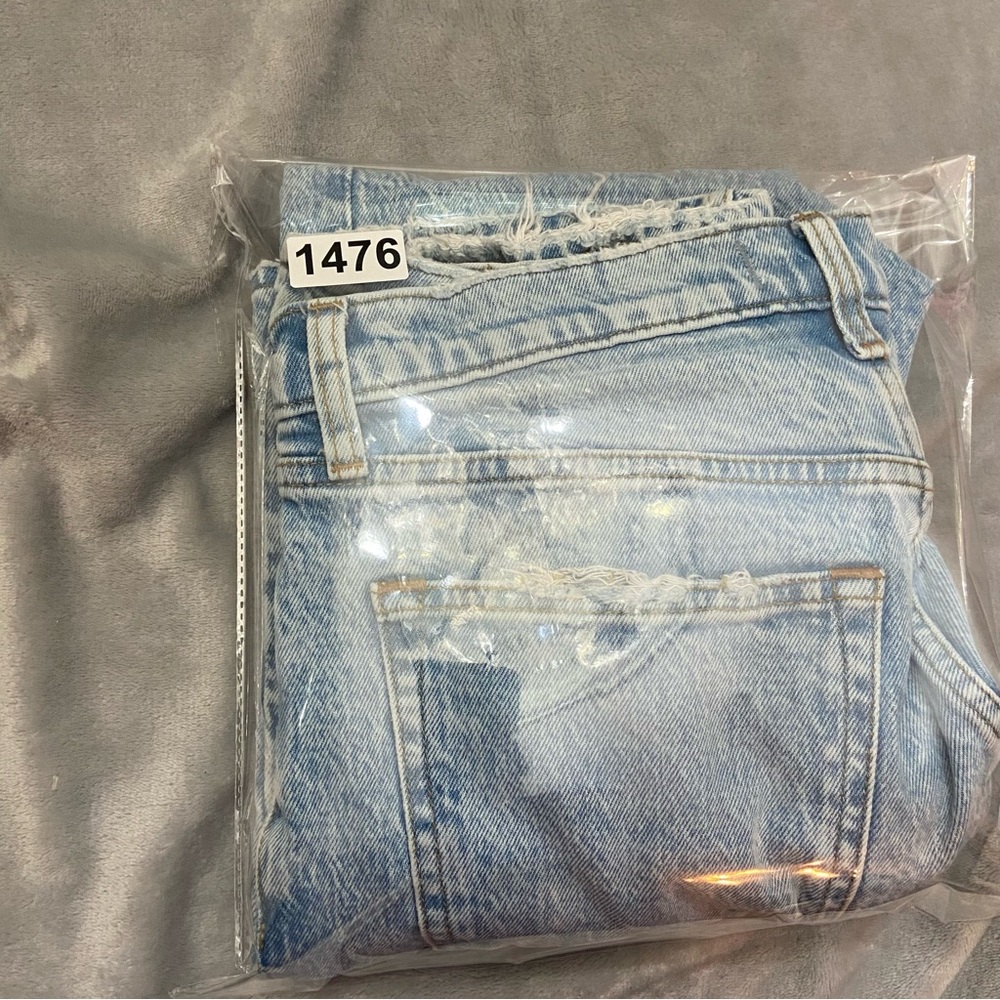 Abercrombie & Fitch Light Blue Straight Leg Jeans - Picture 12 of 12